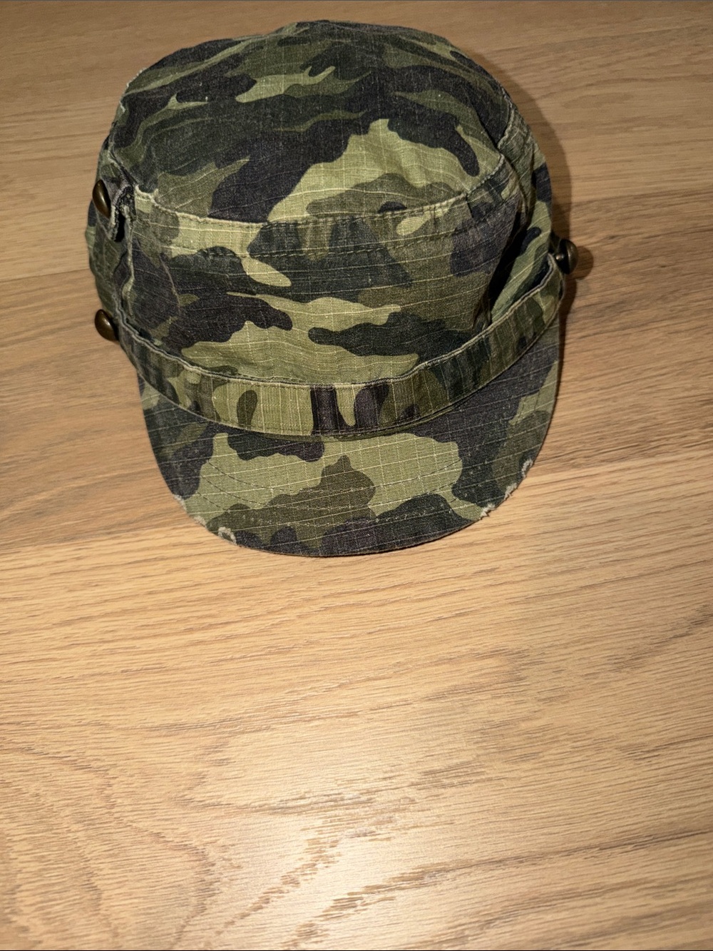Camo Women's Camo Print Field Cap - Olive Green & Black - Picture 1 of 4